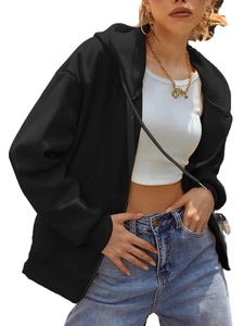 Best Selling <b>Women's</b> High Neck Pullover Half Zip Hoodies Casual Sports Loose Comfortable <b>Tops</b> for <b>Women</b> - Product Image 2