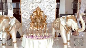 Magnifique éléphant traditionnel pour mariage, événement, décoration de temple - Product Image 4