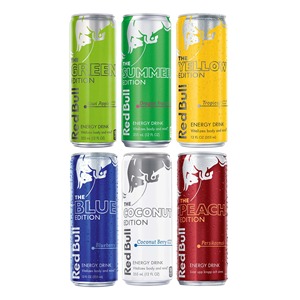 Bebida Energética Red Bull, Todas las Ediciones, Sabor a Frutas Mixtas, Bebida Energética con Cafeína y Taurina para la Concentración, Auténtica - Product Image 1