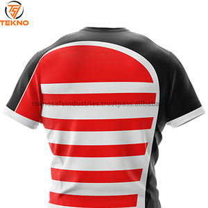 Uniforme de rugby 2025 le plus vendu à un prix raisonnable Impression par sublimation Conception de logo personnalisé Uniforme de rugby unisexe Service OEM - Product Image 6