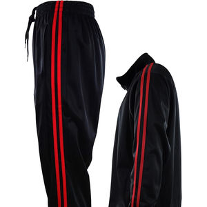 2021 primavera nuevo conjunto de traje de jogging transpirable suave y cómodo para hombre, traje de calentamiento con cremallera deportiva, traje de jogging liso para estampado - Product Image 3