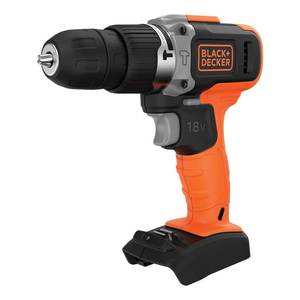 Taladro Percutor Inalámbrico Black & Decker de 18V (Batería No Incluida; 2Ah) POWERCONNECT BCD003NXJ, Taladros Percutores de Alto Rendimiento - Product Image 1