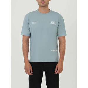 Camiseta Gráfica de Algodón 220 GSM, Corte Regular, Estilo Hip Hop, Fabricante OEM ODM, Logotipo Personalizado, Marca Privada, Transpirable para Hombre - Product Image 1