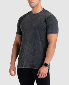 Massgarment เสื้อยืดผู้ชายฟอกกรดแฟชั่นเก่าโบราณ - Product Image 4