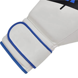 Gants de boxe en cuir PU tendance, couleur blanche et design imprimé, gants de boxe Muay Thai et MMA pour adultes - Product Image 5