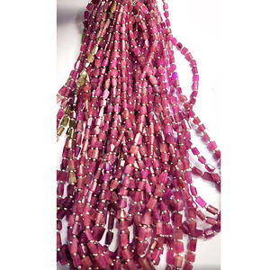 22 hebras de turmalina Rosa natural facetada cuentas de fantasía 1715 CT Lote 18 pulgadas de longitud Iroc Ventas cuentas de piedras preciosas de turmalina US $510 - Product Image 1