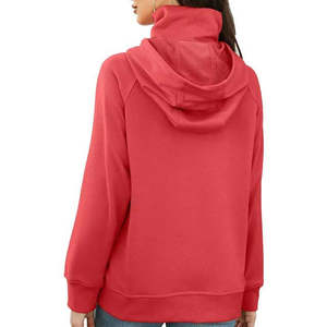 Premium Quality Casual Solid Knitted Women's Hoodies New Fashion Style Long Sleeve 100% Cotton Fleece <b>Winter</b> <b>Tops</b> Printed Hooded - Product Image 2