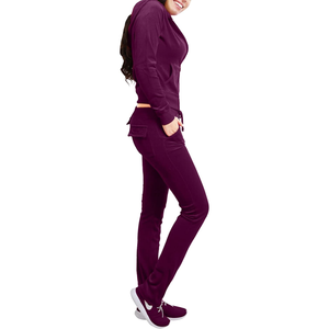 Vêtements de sport fitness jogging ensemble deux pièces survêtement pour femmes vente en gros de survêtement fabriqué en usine à la mode avec marque personnalisée - Product Image 2