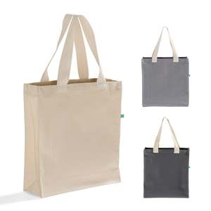 Recycled Heavy Canvas Tote <b>Long</b> Handle Full Gusset Heat Transfer Printing Screen Beach <b>Bag</b> for Daily Use Advertising-RC830 - Product Image 1