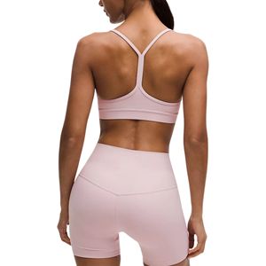 Sujetador Deportivo con Tirantes en Y para Mujer, Talla Grande, Cuello en U, Logotipo Frontal, Sin Varillas, Suave, Transpirable, Ropa Deportiva para Yoga, Chaleco de Gimnasio - Product Image 3
