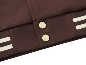 Chaqueta universitaria de satén de poliéster 100% personalizada, chaquetas finas con letras de invierno con logotipo de club deportivo de equipo, chaqueta universitaria 2025 - Product Image 3