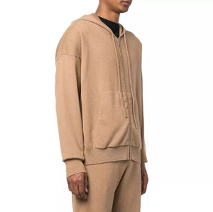 Promotion vente en gros 100% coton hiver hommes unisexe surdimensionné personnalisé respirant sweats à capuche - Product Image 6