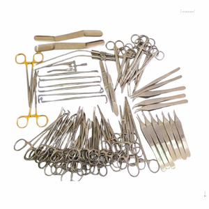 NUEVO Kit de instrumentos quirúrgicos de cirugía plástica de primera calidad 72 piezas Manual de acero inoxidable Certificado CE LiverFort - Product Image 1