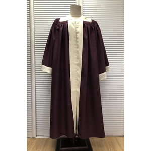 2025 bata de coro de iglesia de alta calidad hecha a medida recién llegada vestido bordado y estola Opción de talla grande - Product Image 1