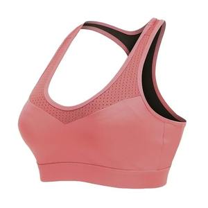 Sujetador de Yoga a prueba de golpes para gimnasio con realce de estilo simple para mujer con logotipo frontal, Camiseta deportiva de talla grande - Product Image 3