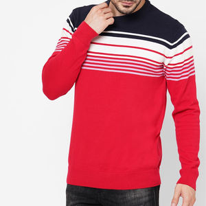 เสื้อสเวตเตอร์แขนยาวสำหรับผู้ชาย, เสื้อสเวตเตอร์ระบายอากาศน้ำหนักเบาสไตล์ลำลองสำหรับสวมใส่ในฤดูหนาว - Product Image 4