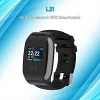 Yaşlılar için SOS Düğmeli 4G LTE GPS Takipli Sağlık Monitörlü Kare TFT Ekranlı Silikon Kayışlı L21 Düşme Algılama Akıllı Saat