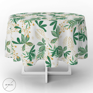 Tovaglia Antimacchia in Olio di Gomma Rotonda Ø/ 140 cm. Primavera - Product Image 1