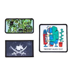 Patch personnalisé en sublimation, à coudre, imprimé par transfert thermique, broderie, applique 3D fleur, chiffre, rose, dentelle, toile pour chapeaux 2025 - Product Image 5