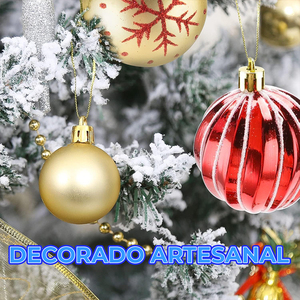 Set di 44 Ornamenti Natalizi in PVC Fatti a Mano, Personalizzati con Cristalli per Feste, Lavorazione Artigianale di Alta Qualità - Product Image 5