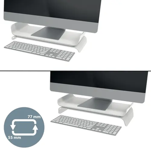 Ergo Supporto per Monitor Regolabile - Grigio - Product Image 2
