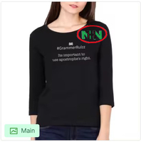 Camisetas de Manga Larga para Mujer, Tallas Grandes, Invierno, Logotipo Serigrafiado, 100% Algodón, Estampado Animal, Cuello Redondo, Antiarrugas