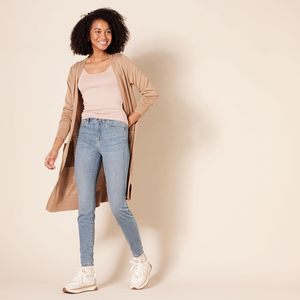 เสื้อกล้ามสตรีแบบสั้น ผ้าถักเนื้อนุ่ม ระบายอากาศได้ดี แห้งเร็ว เป็นมิตรกับสิ่งแวดล้อม สวมใส่สบาย ให้ความรู้สึกเบาสบาย ดีไซน์ทันสมัย รูปทรงสวย - Product Image 5