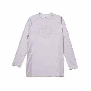 Personnalisé BJJ Rash Guard Compression Chemise À Manches Longues Jiu Jitsu Training Top Anti UV Tissu À Séchage Rapide OEM ODM Grappling Fight Gear - Product Image 5