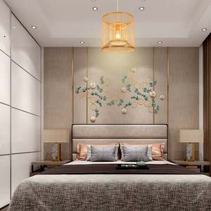 Lighting Bamboo Natural <b>Boho</b> Light Fixture Woven Chandeliers Lamp Wicker Bamboo <b>Lampshade</b> Pendant Light - Product Image 5