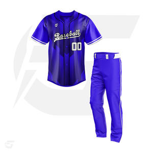 Uniformes de béisbol cosidos para niños de softbol Unisex personalizados de alta calidad al por mayor Jersey ropa deportiva para niños uniforme de béisbol - Product Image 5