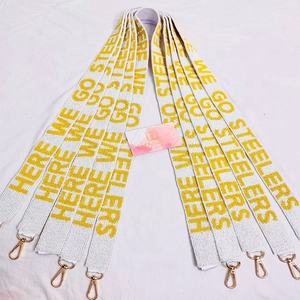 Beaded Bag Straps Indian Handcrafted Beaded Bag Straps Handmade Accessory <b>Sports</b> Day Bag Straps Beaded <b>Headbands</b> - Product Image 3