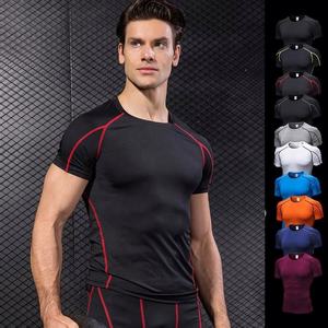 Camisetas de Gimnasio para Hombre al por Mayor, Camisetas de Compresión de Manga Corta, Ropa Deportiva para Fisicoculturismo y Fitness - Product Image 6
