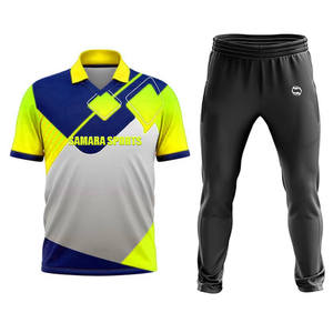 Ropa de equipo de uniforme de cricket para hombre con logotipo personalizado más vendido para jugadores de cricket uniforme en chándal de diseño de logotipo - Product Image 1