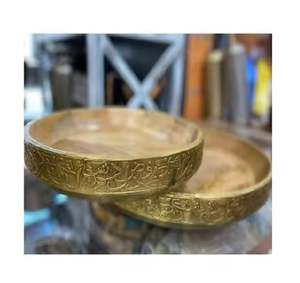 Plateaux en bois de qualité supérieure 2026 avec plateau de service en nacre pour la décoration de table à manger, plateaux de service pour aliments - Product Image 2