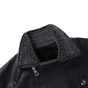 Nueva chaqueta de cuero genuino ajustada a la moda para hombre, chaqueta de cuero para hombre de alta calidad para motorista, chaqueta de cuero genuino para hombre - Product Image 4