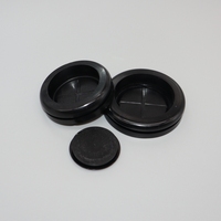 Passe-câble en caoutchouc silicone personnalisé, rond, carré plat, pour câbles électriques