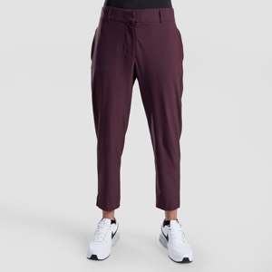 Pantalones de golf color burdeos para mujer GA, corte regular - Product Image 1