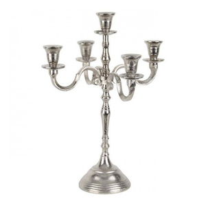 เชิงเทียนตกแต่ง,เชิงเทียนทางศาสนา9 Menorah ทำจากอะลูมิเนียมโลหะโบราณทำจากทองเหลือง - Product Image 5