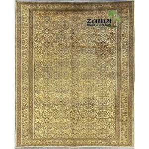 Tapis turc noué à la main, unique en son genre, 9'9 x 6'7 - Product Image 1