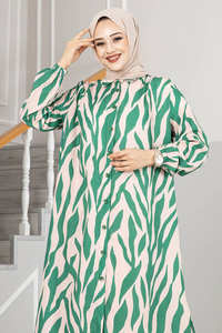 Turkish Made New Season <b>Women</b> Summer Islamic Clothing Abaya Dress <b>Kaftan</b> Tunic Dubai Muslim Islamic Fashion Islamic Dresses - Product Image 2