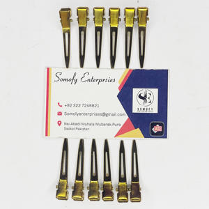 Somofy Enterprises personalizado Metal oro Plasma Acero inoxidable extensión de cabello sostenible Clips herramientas etiqueta - Product Image 3