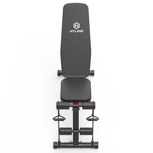 Banc de musculation réglable pour abdominaux, haltères et press d'épaules, <span class=keywords><strong>avec</strong></span> extension et flexion des jambes pour entraînement à domicile - Product Image 1