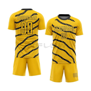 Camiseta de fútbol de tela de poliéster 100% personalizada de secado rápido, camiseta de fútbol americano con estampado de logotipo de sublimación transpirable, superventas - Product Image 5