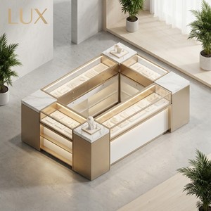 ตู้โชว์กระจกสั่งทำพิเศษ LUX สำหรับร้านขายเครื่องประดับหรูหรา ตู้โชว์สำหรับร้านค้าปลีก - Product Image 4