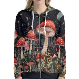 Sudaderas CON CAPUCHA DE Sublimación de color uno en tres para mujer Ropa de moda Tallas grandes Sudaderas con capucha de sublimación de nuevo diseño - Product Image 1