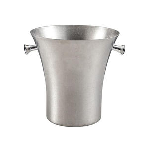 Seau à glace décoratif personnalisé en acier inoxydable Seau à champagne Seau à bière Cadeau de mariage Cadeau d'anniversaire - Product Image 4