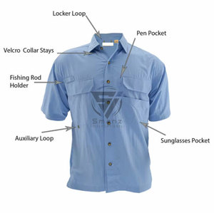 Camisa de Pesca y Senderismo para Hombre, Protección UV, Secado Rápido, Función Anti-UV - Product Image 2