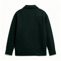 Manteau long décontracté pour homme, personnalisé, brodé, à capuche, épais, 100 % polyester, grande taille, manches longues, pour l'hiver, vente en gros