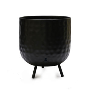 Florero Moderno de Hierro con Recubrimiento de Polvo Negro Mate |   Jarrón Decorativo Resistente a la Oxidación para Decoración del Hogar y la Oficina - Product Image 5