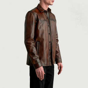 Embossed Men's <b>Leather</b> <b>Jacket</b> <b>Suede</b> <b>Leather</b> Patchwork Biker <b>Jacket</b> Unique Design Zipper Fly Motorcycle <b>Jacket</b> Fashionable Men - Product Image 1